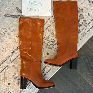 Free people Grayson Brown Leather Boots 36.5